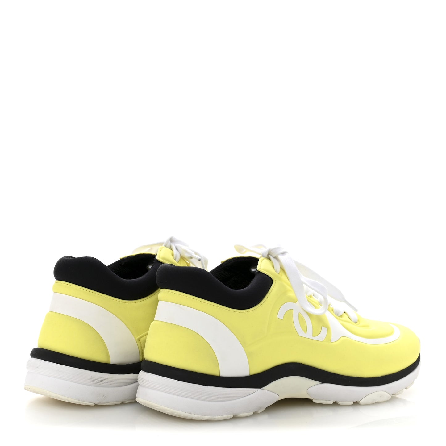 Lycra Fabric CC Sneakers 38 Yellow
