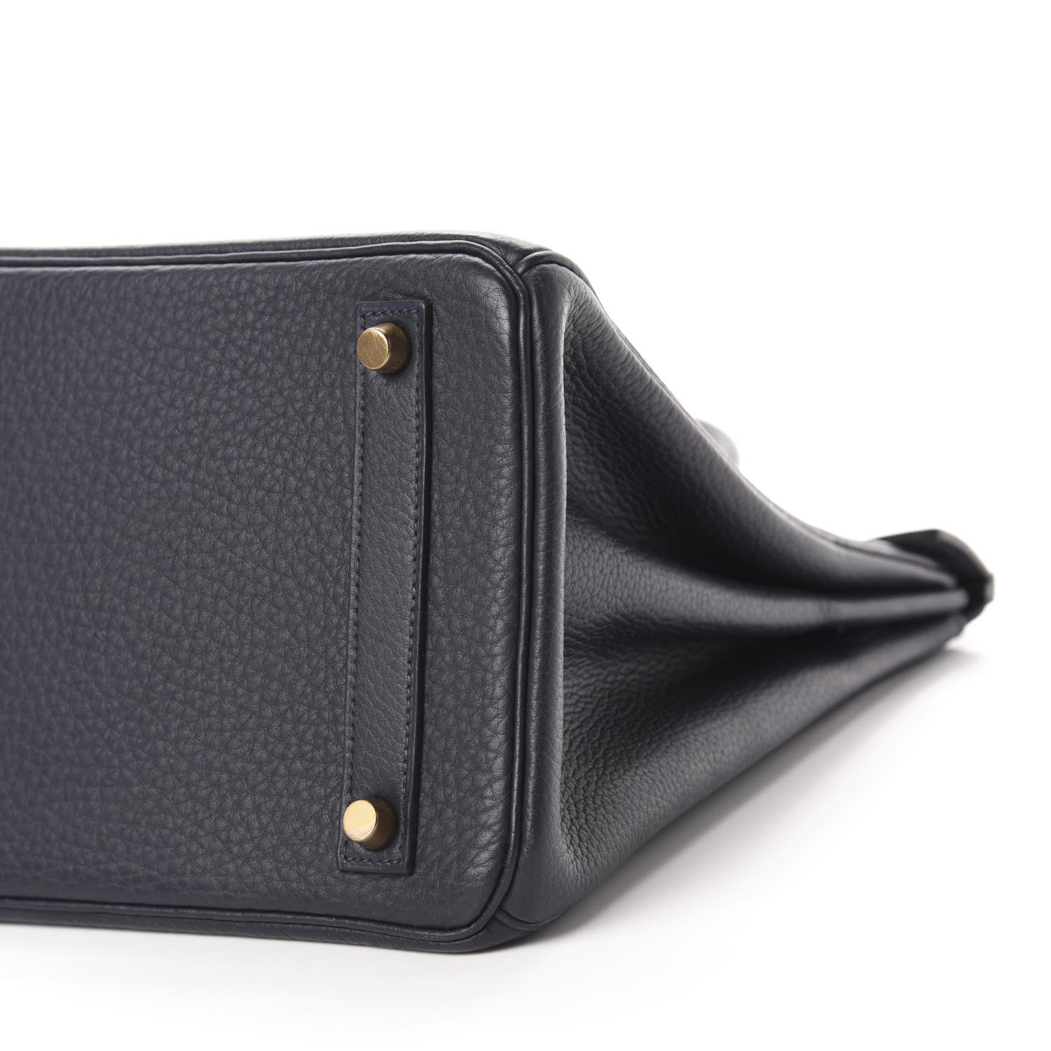 Hermes Taurillon Clemence HAC Birkin 32 Bleu Indigo 7 of 13