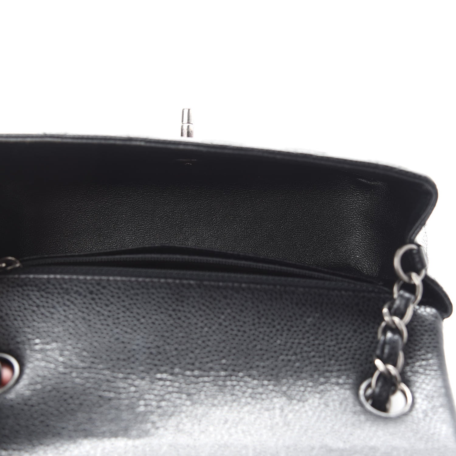 Chanel Caviar Quilted Mini Rectangular Flap Black 5 of 9