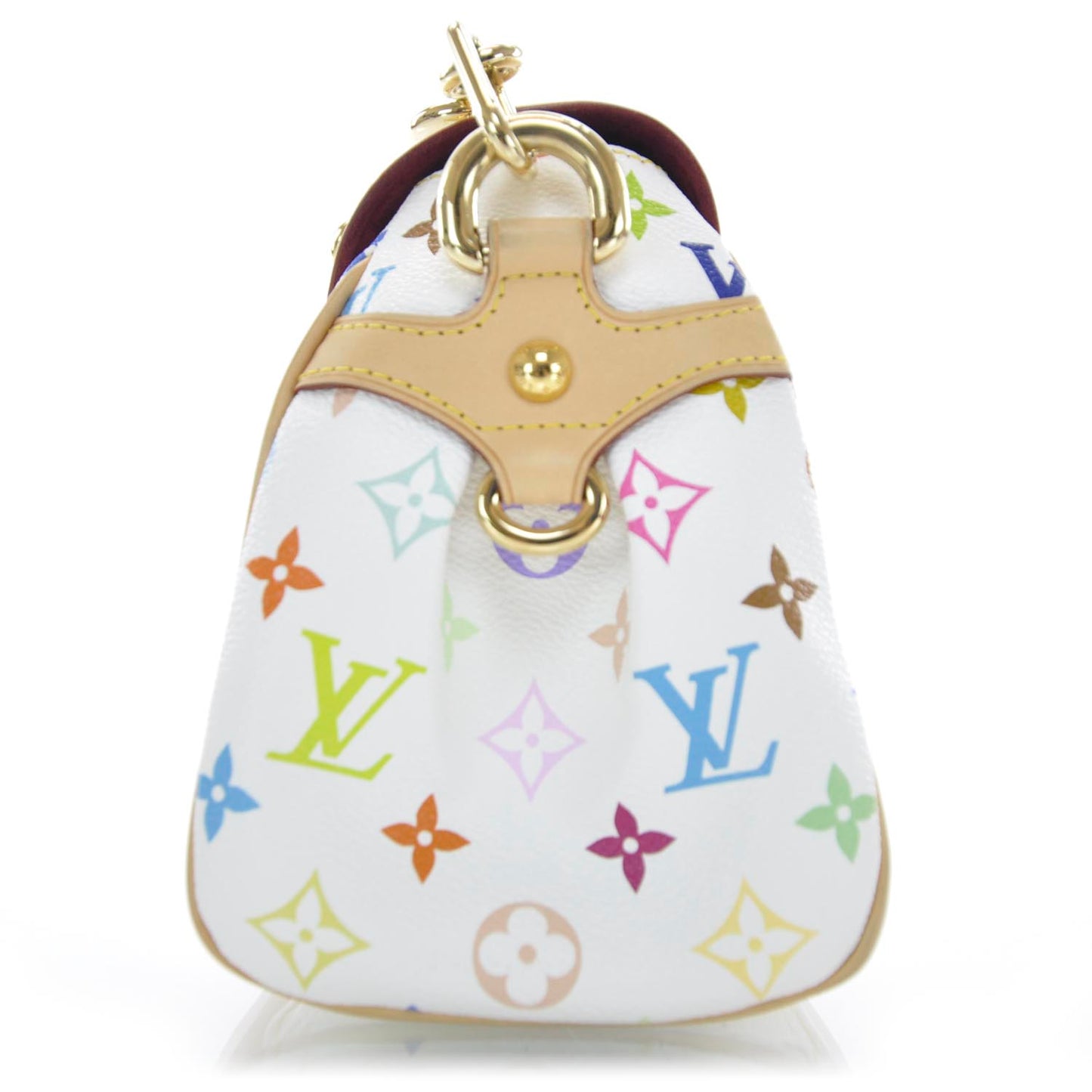 Monogram Multicolor Beverly MM White