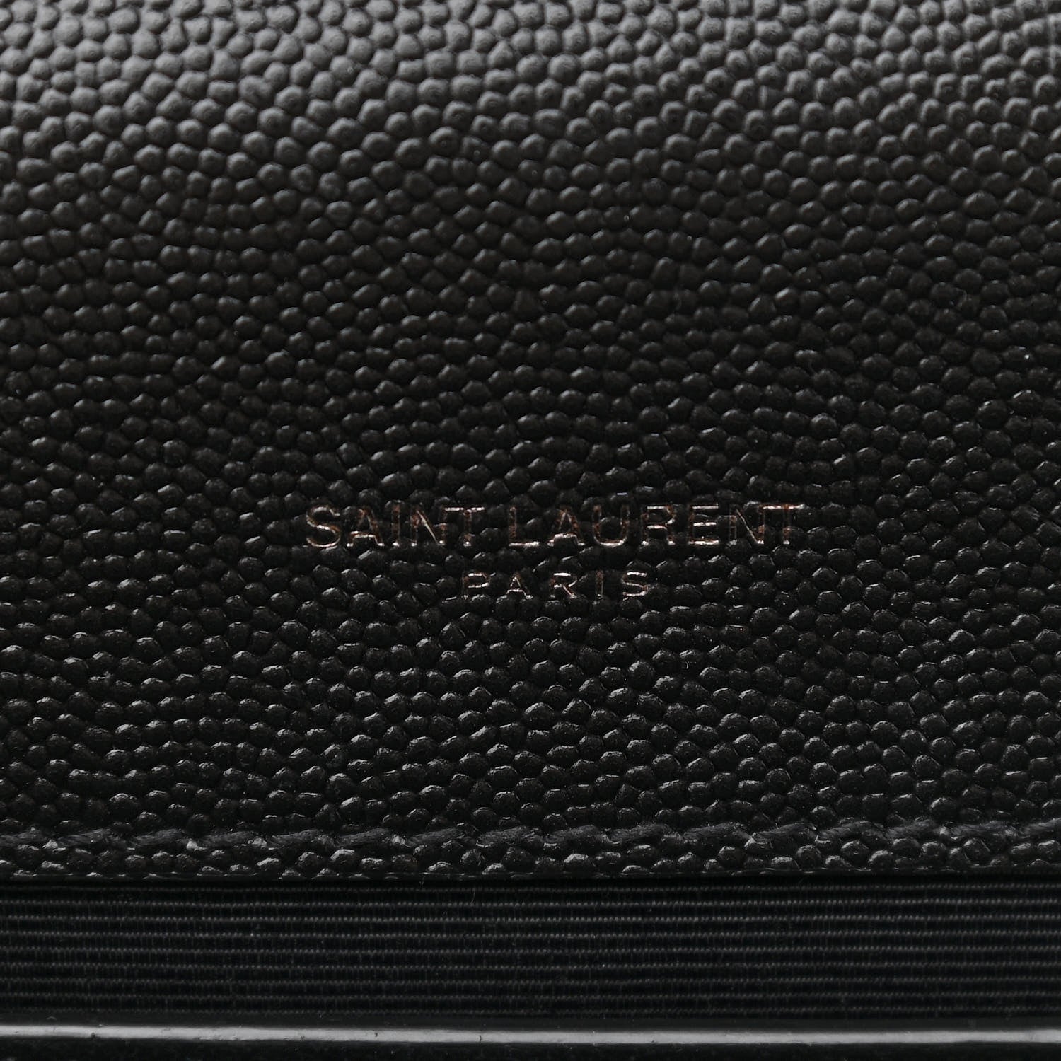 Saint Laurent Grain De Poudre Small Monogram Kate Satchel Black 6 of 10