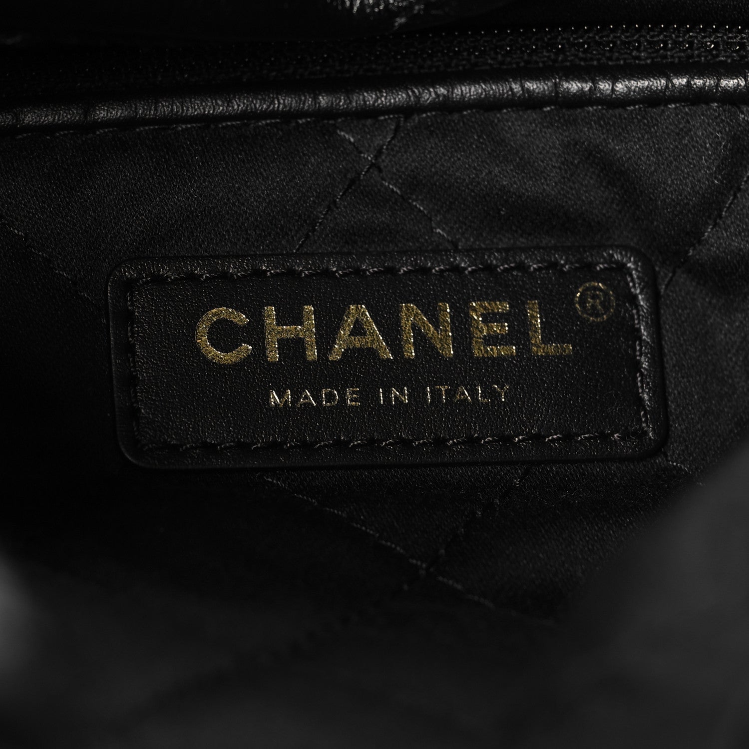 Chanel Shiny Calfskin Quilted Chanel 22 Black 7 of 12
