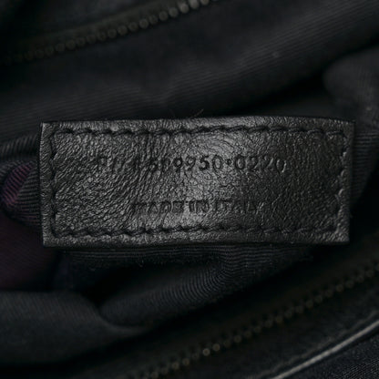 Saint Laurent Crinkled Calfskin Matelasse Monogram Large Niki Shopper Tote Black 7 of 14