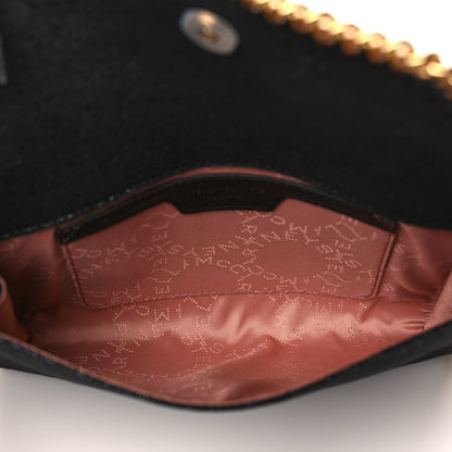 Stella McCartney Shaggy Deer Mini Falabella Crossbody Bag Black 5 of 8