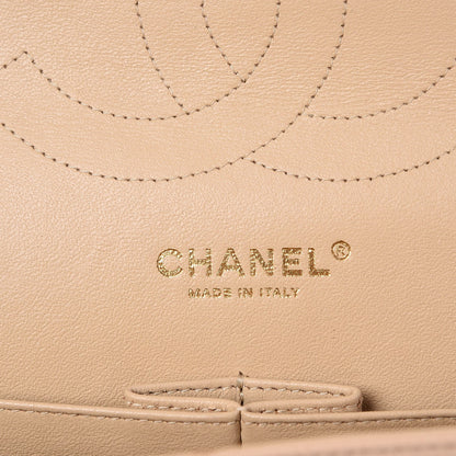 Chanel Caviar Quilted Jumbo Double Flap Beige Clair 7 of 9