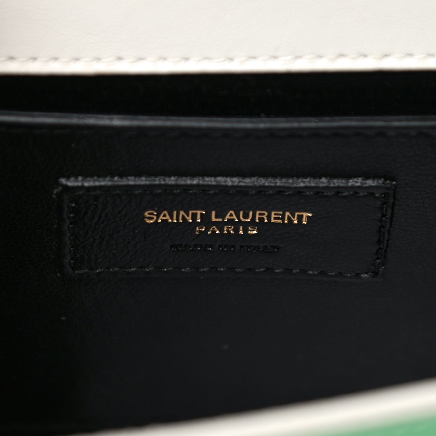 Grain De Poudre Small Classic Monogram Shapes Print Kate Satchel White