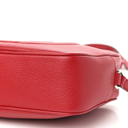 Gucci Pebbled Calfskin Small Soho Disco Bag Tabasco Red 9 of 9