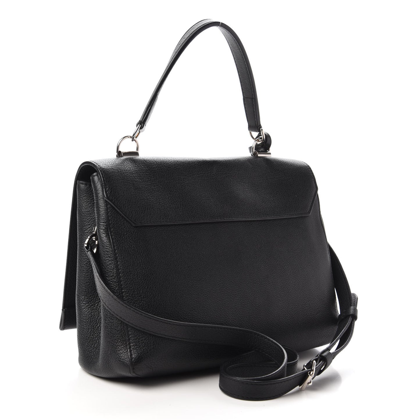 Soft Calfskin Lock Me II Black