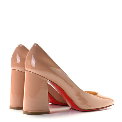 Christian Louboutin Patent Baobab 85 Pumps 39 Nude 4 of 9