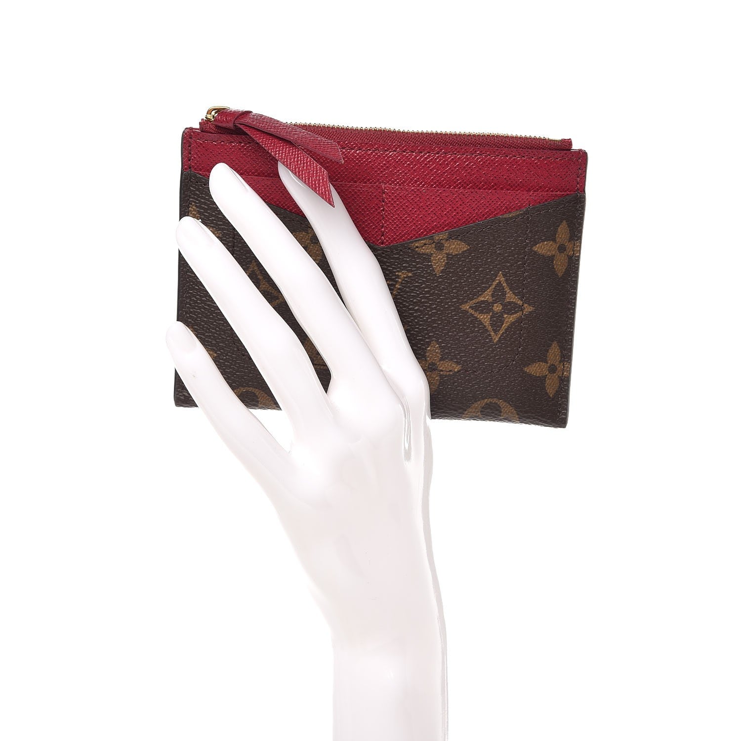 Louis Vuitton Monogram Zipped Card Holder Fuchsia 2 of 6