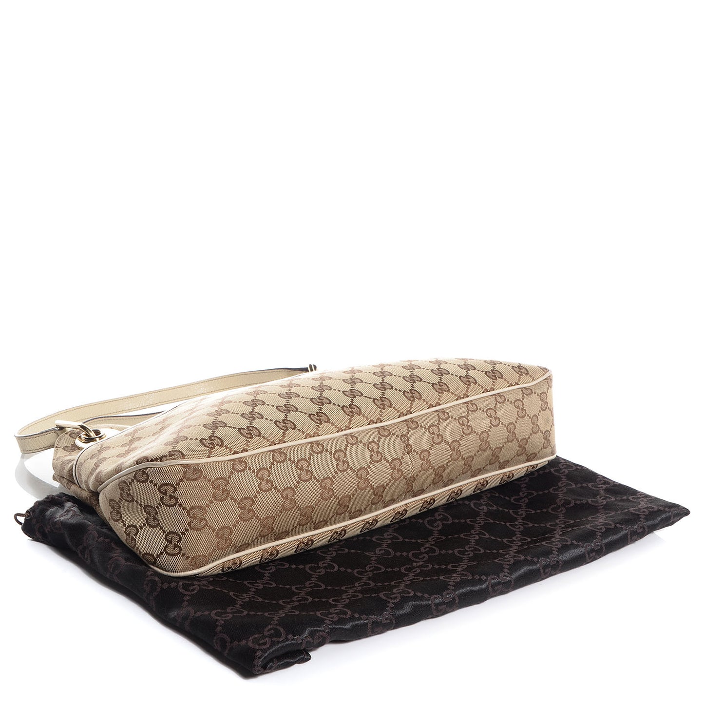Monogram Medium Eclipse Shoulder Bag Off White