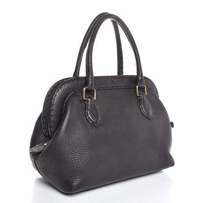 Fendi Cuoio Romano Selleria Adele 1328 Bag Moro 3 of 7