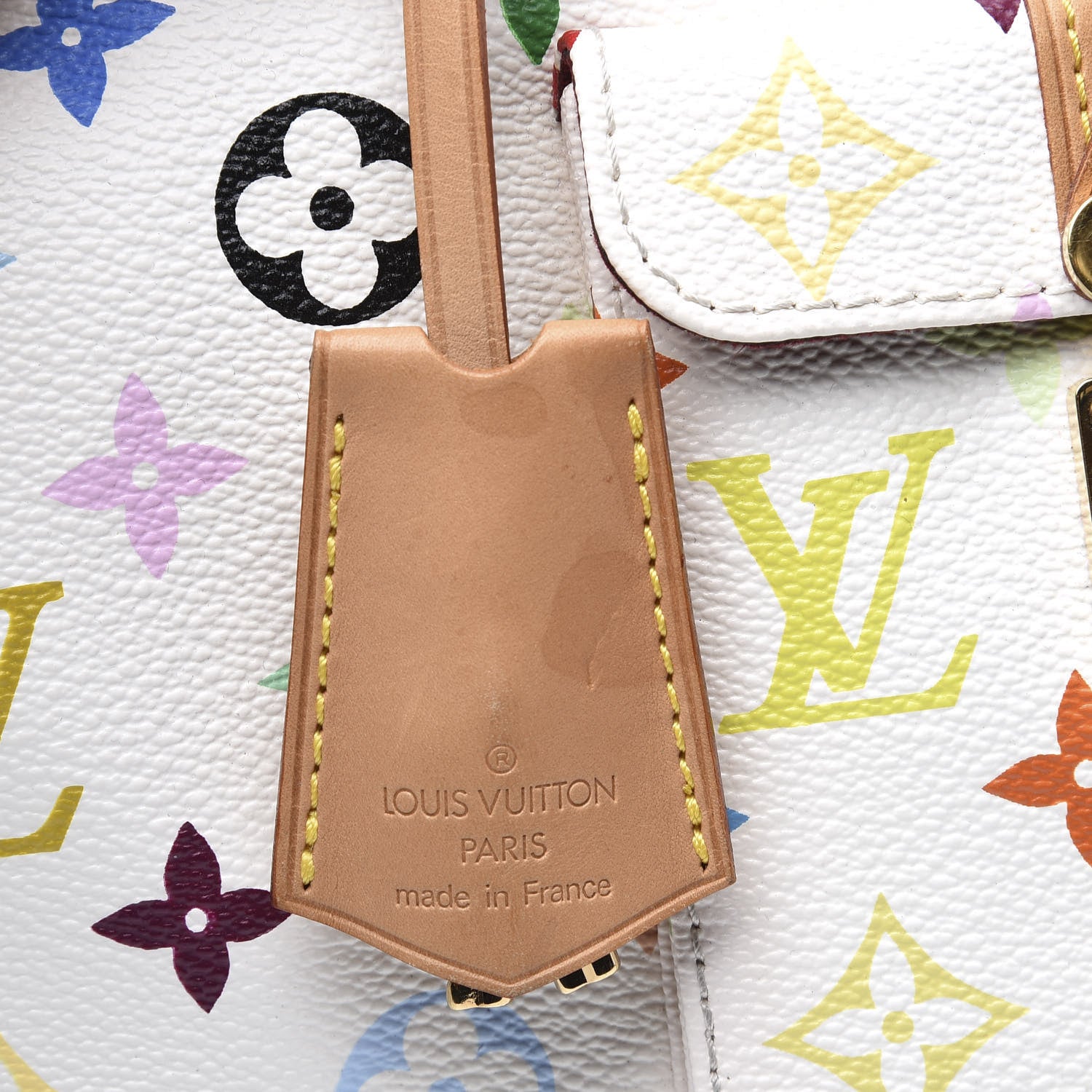 Louis Vuitton Monogram Multicolor Speedy 30 White 10 of 12