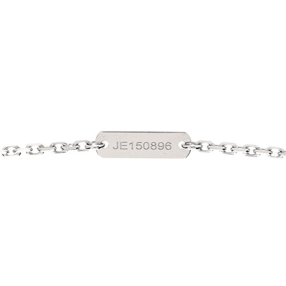 Van Cleef & Arpels 18K White Gold Mother of Pearl Vintage Alhambra Pendant Necklace 5 of 6