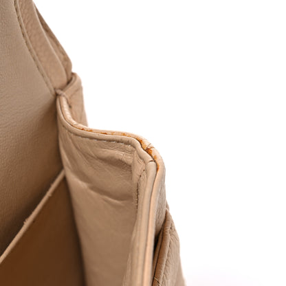 Chanel Caviar Quilted Medium Double Flap Beige 12 of 12