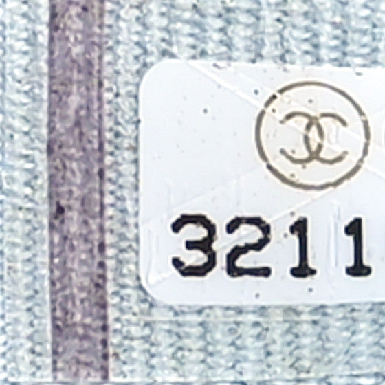 Chanel Caviar Quilted Compact Flap Wallet Light Blue 7 of 9
