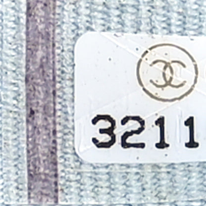 Chanel Caviar Quilted Compact Flap Wallet Light Blue 7 of 9