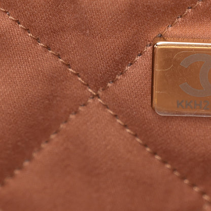 Chanel Shiny Calfskin Quilted Small Chanel 22 Camel 8 of 11