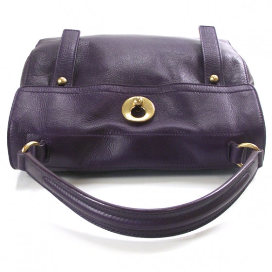 Saint Laurent Leather Muse Two Dark Magenta 5 of 11