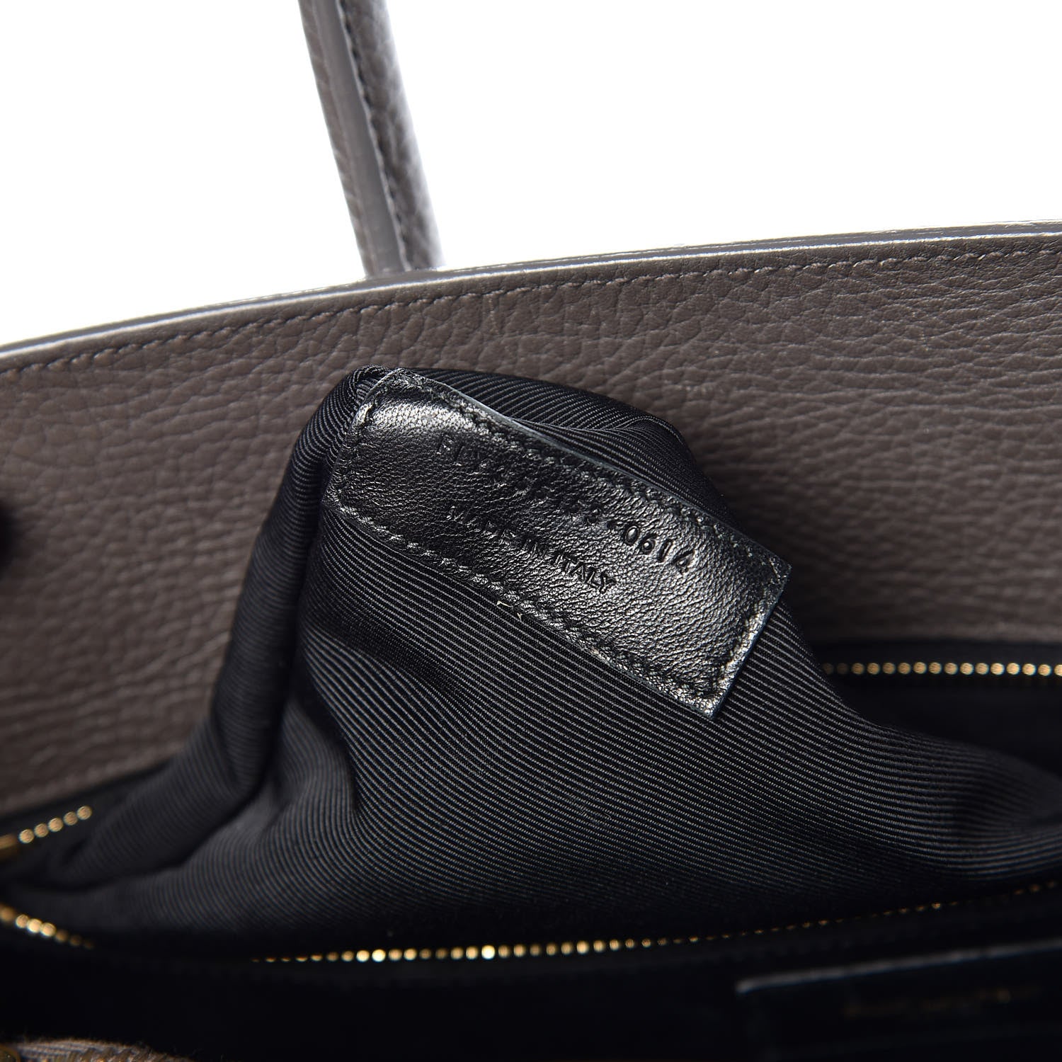 Saint Laurent Grained Calfskin Small Sac De Jour Dark Anthracite 7 of 12