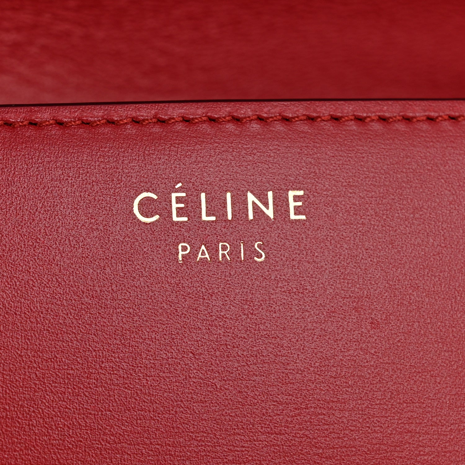 Celine Smooth Calfskin Small Classic Box Flap Bag Red 6 of 13