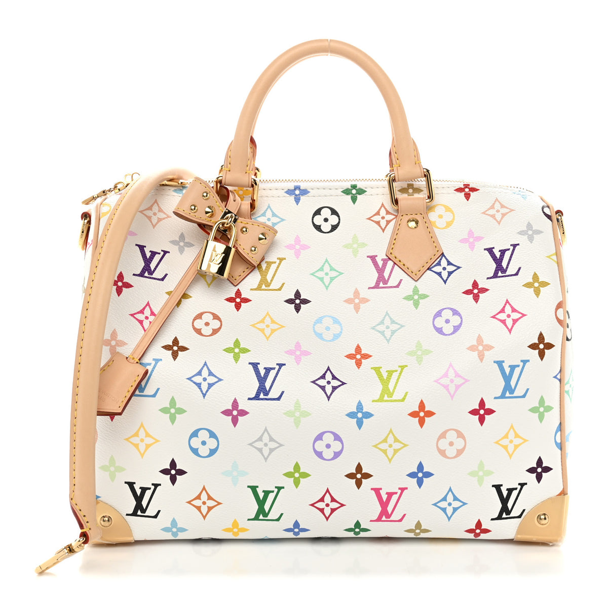Louis Vuitton LV X TM Monogram Multicolor Speedy Soft 30 White 1 of 9
