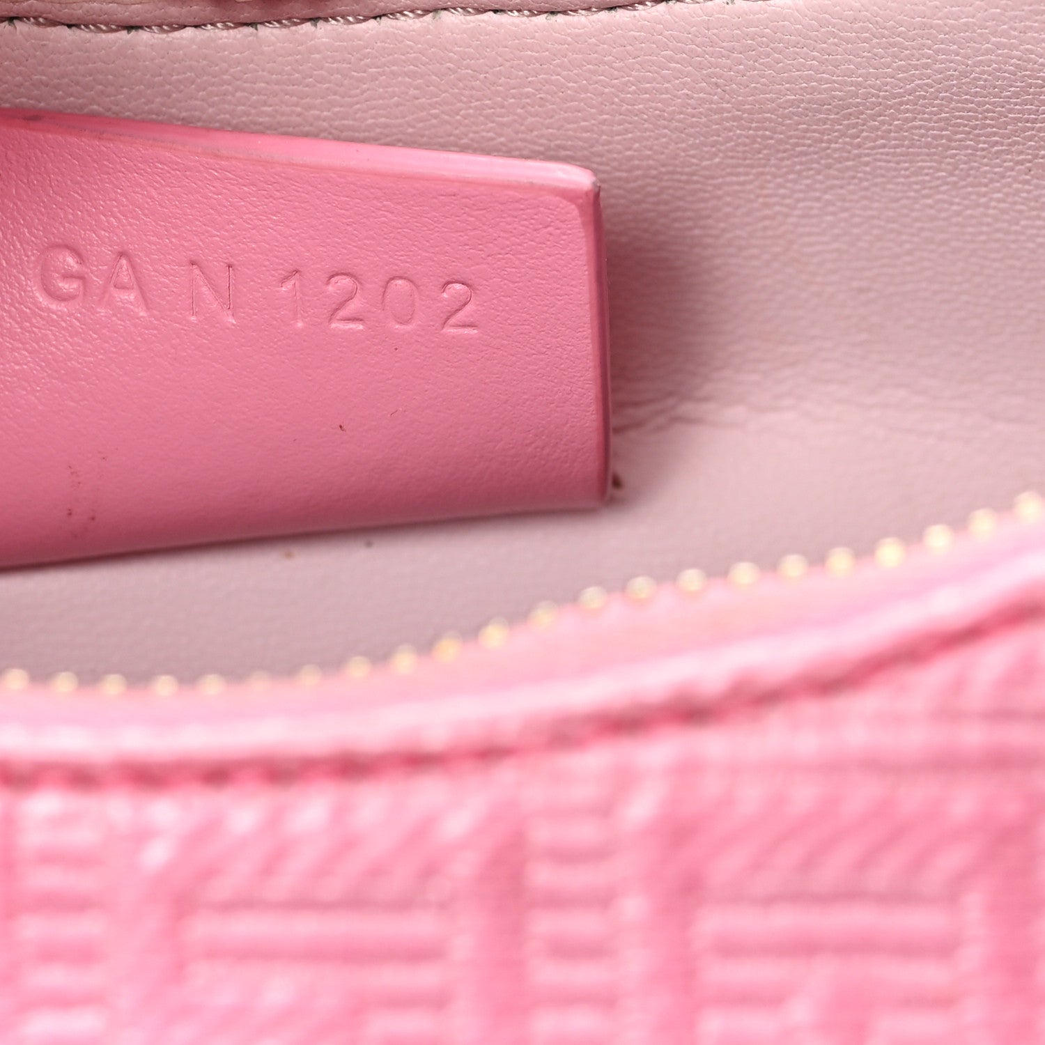 Givenchy Coated Canvas Logo 4G Embossed Small Moon Cut Out Shoulder Bag Pink 7 of 10