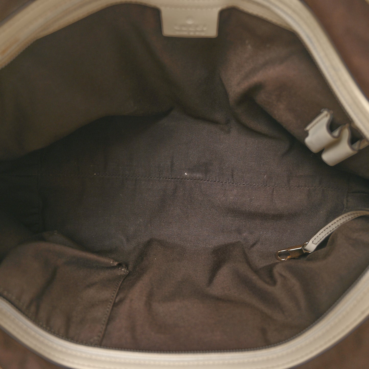 Monogram Large Punch Tote Off White