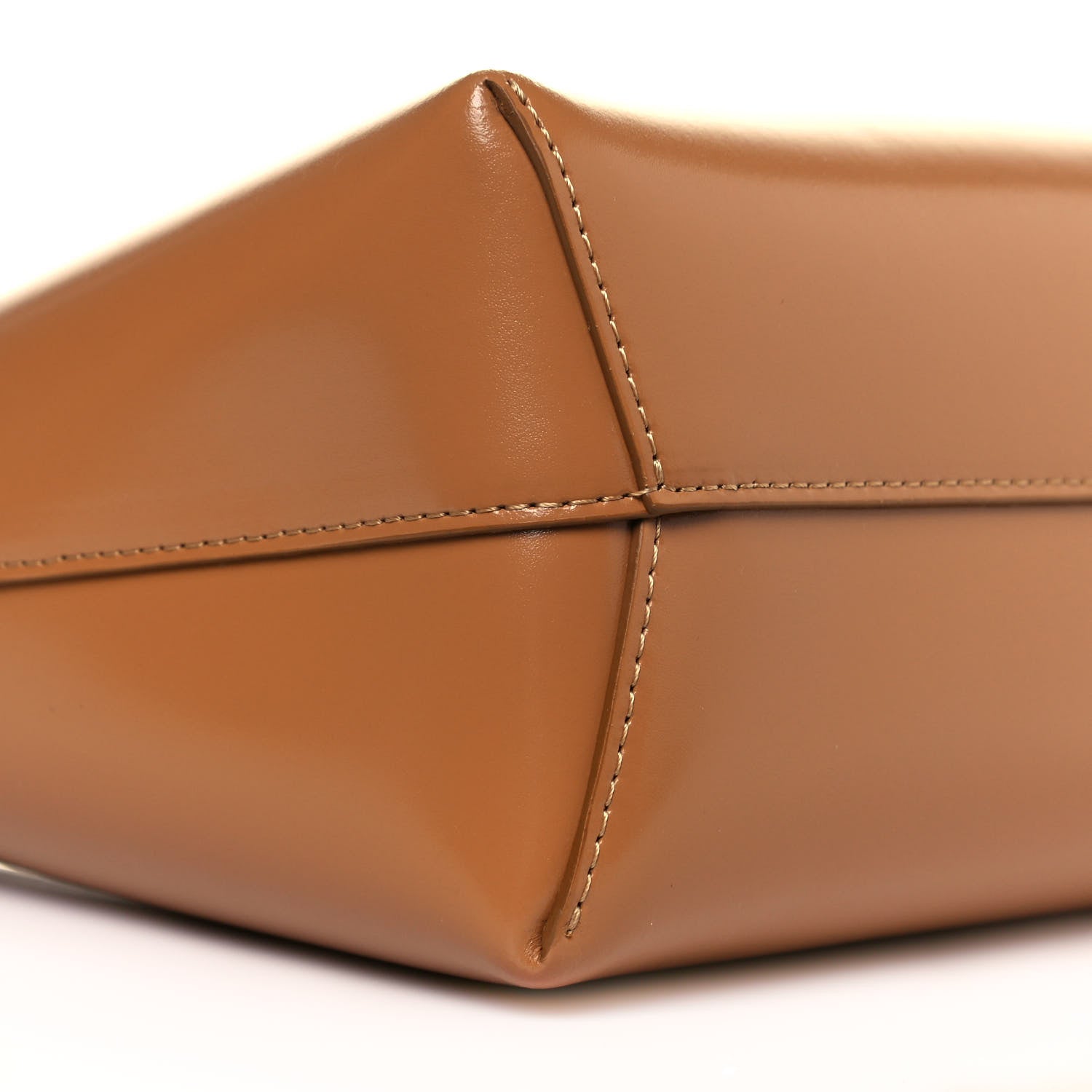 Mansur Gavriel Polished Calfskin Mini Candy Bag Caramel 8 of 10