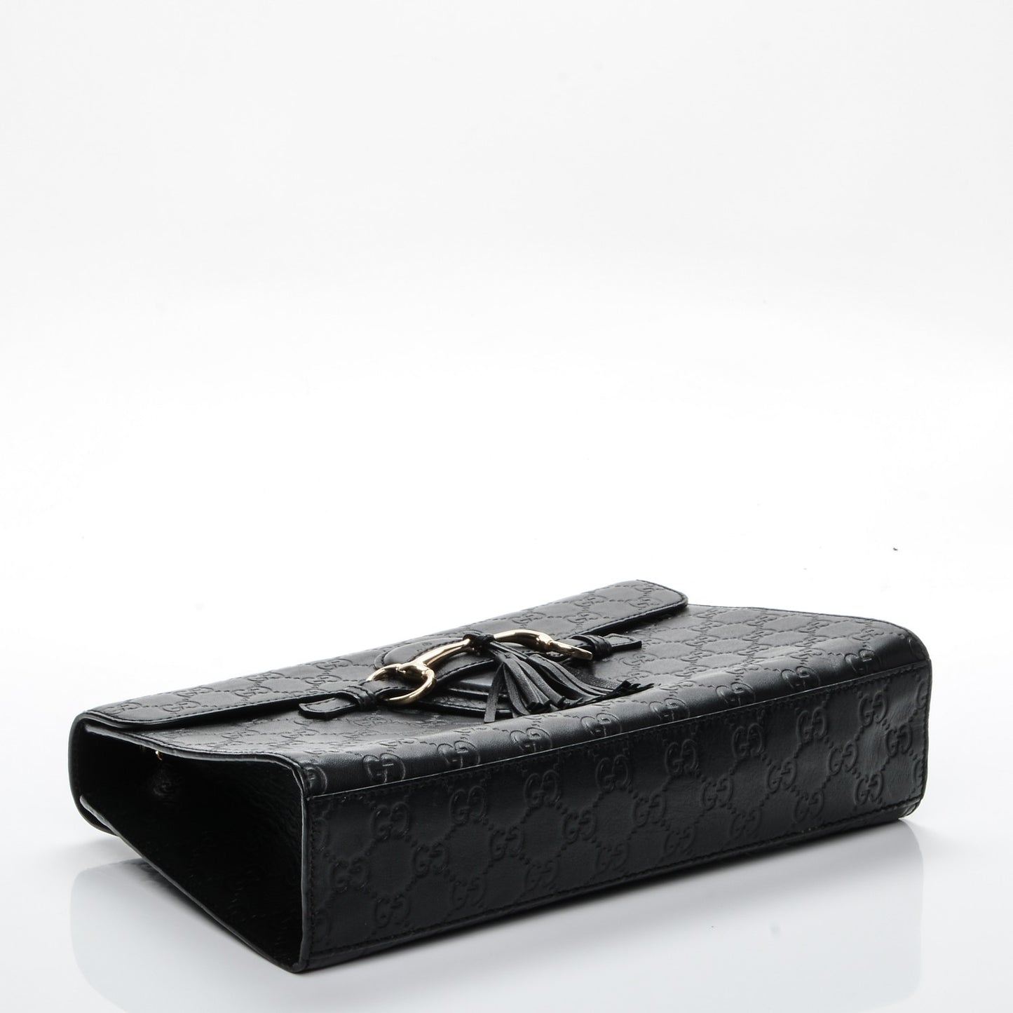 Guccissima Medium Emily Chain Shoulder Bag Black