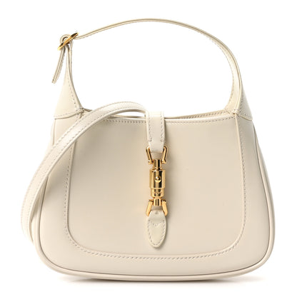 Gucci Boarded Dyana Lux Calfskin Mini Jackie 1961 Hobo Mystic White 1 of 10