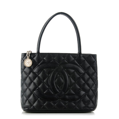 Chanel Caviar Quilted Medallion Tote Black 1 of 7