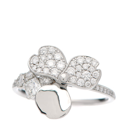 Tiffany Platinum Diamond Paper Flowers Mixed Cluster Ring 54 7 1 of 5