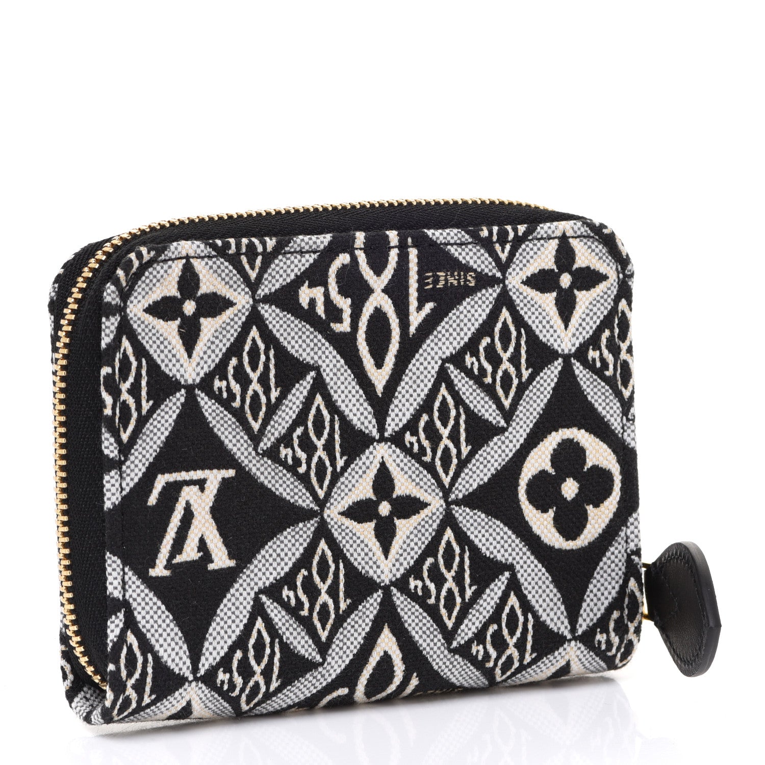 Louis Vuitton Jacquard Since 1854 Zippy Coin Purse Grey 3 of 7