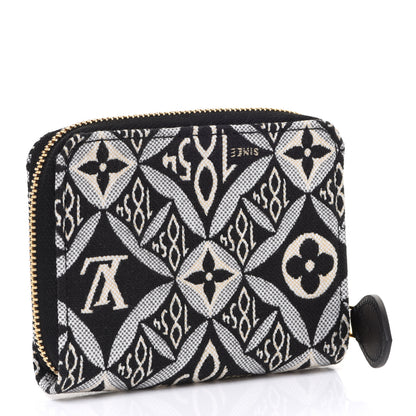 Louis Vuitton Jacquard Since 1854 Zippy Coin Purse Grey 3 of 7