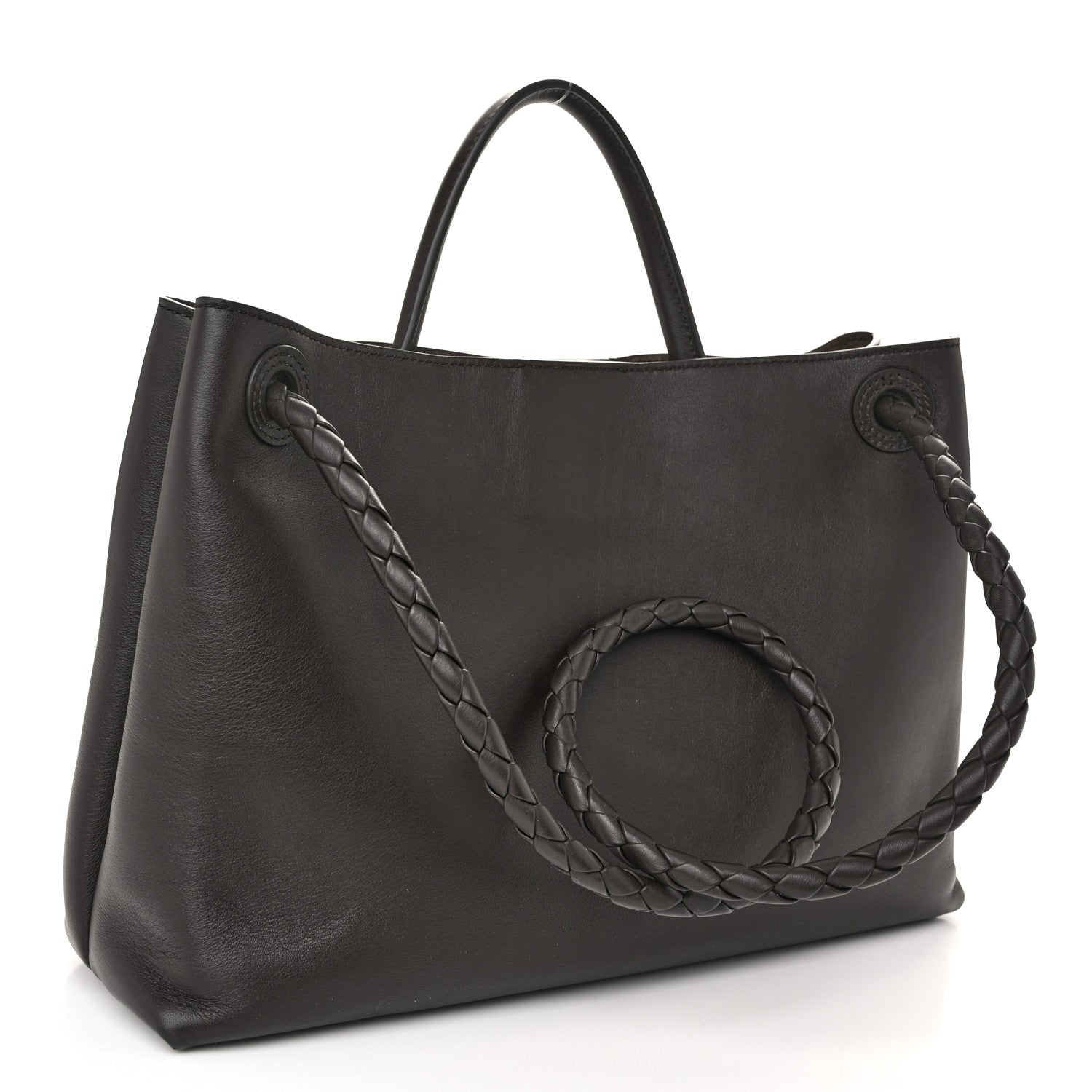 Bottega Veneta Silky Calfskin Medium Andiamo Shoulder Bag Fondant 3 of 10