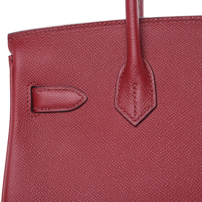 Hermes Epsom Birkin 30 Rouge Grenat 24 of 33