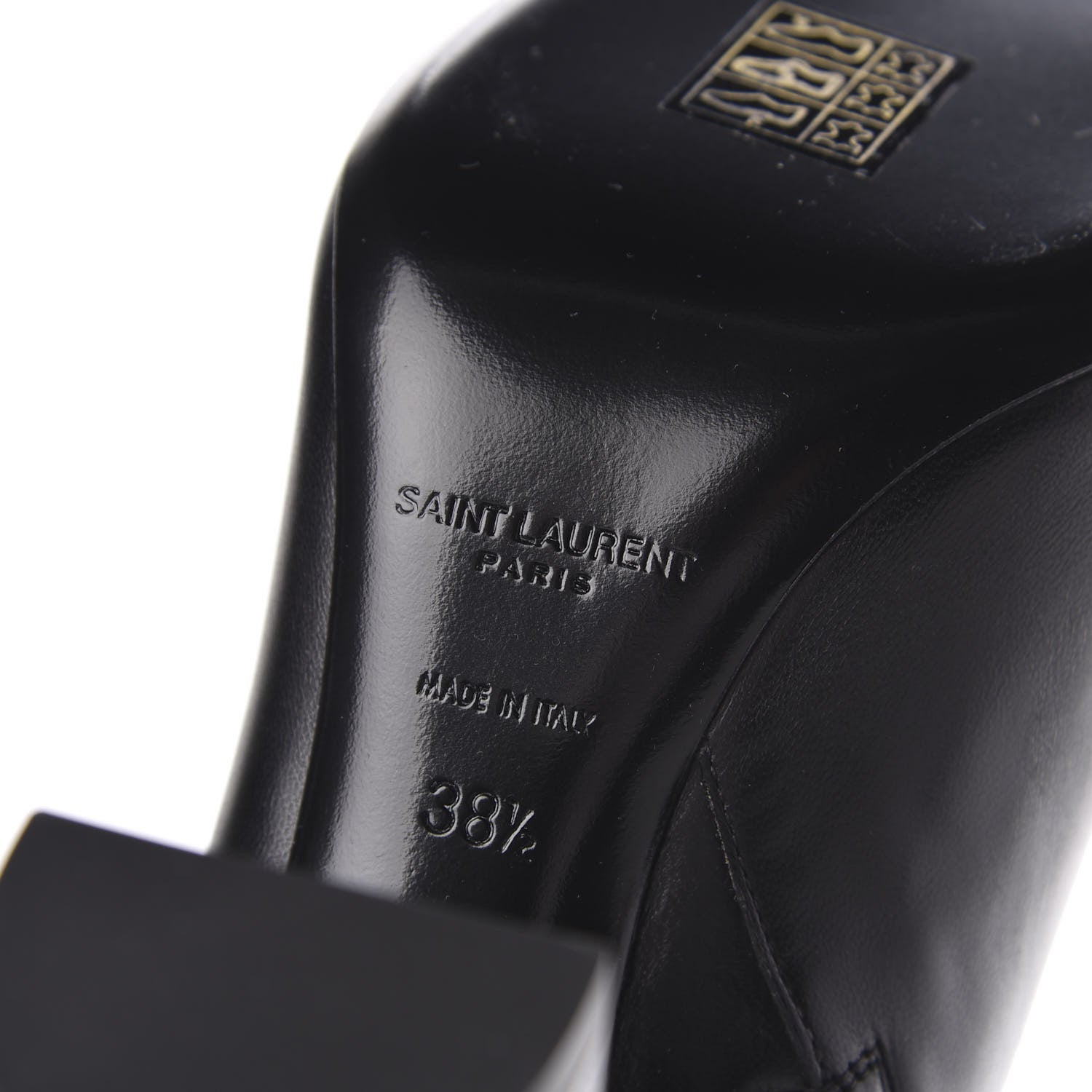Saint Laurent Nappa Vendome Loulou Ankle Zip Boot 38.5 Black 6 of 9