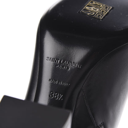 Saint Laurent Nappa Vendome Loulou Ankle Zip Boot 38.5 Black 6 of 9