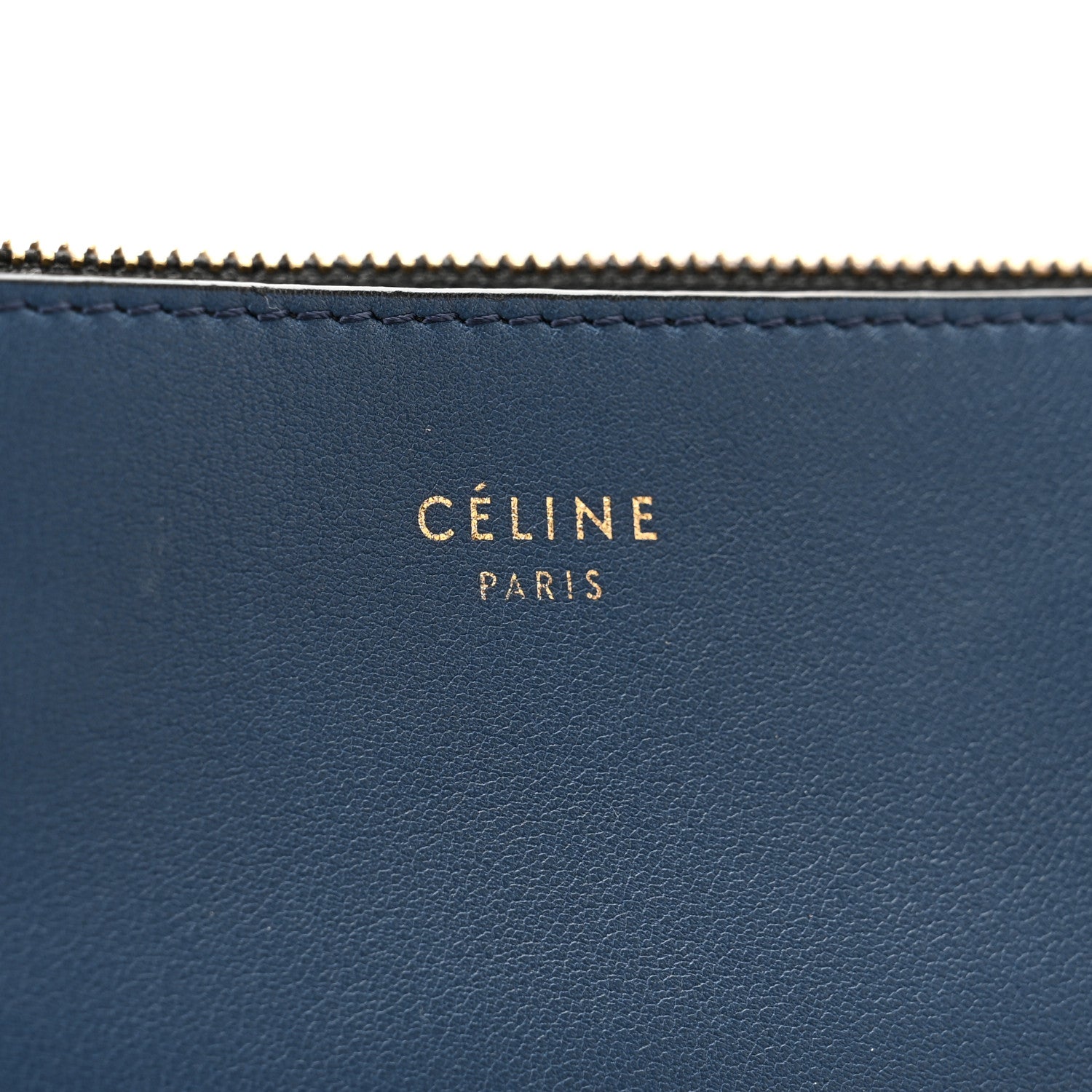 Celine Smooth Calfskin Blade Flap Navy 7 of 15