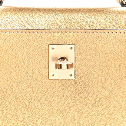 Hermes Metallic Chevre Chamkilight Mini Kelly Sellier 20 Dore 7 of 11