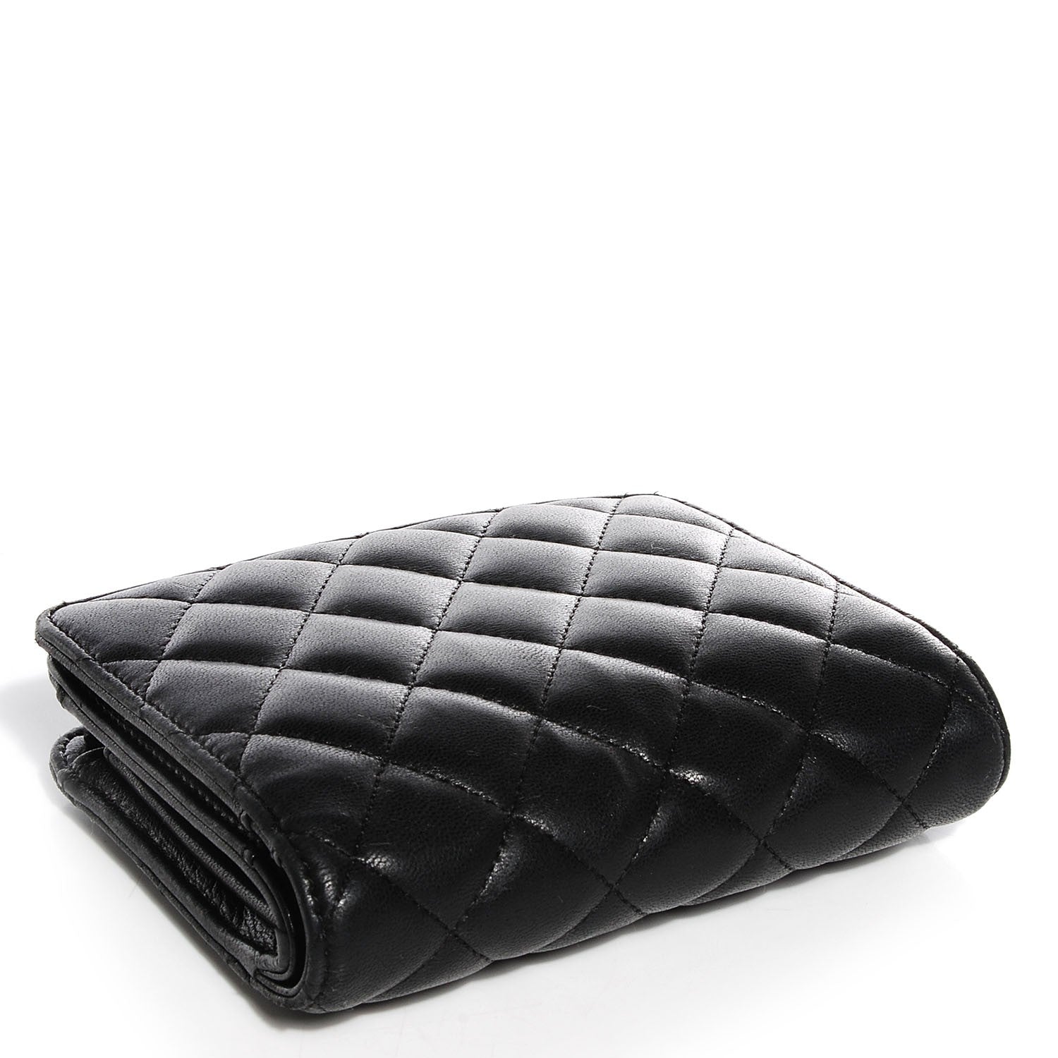 Chanel Lambskin Quilted Compact Wallet 4 of 8