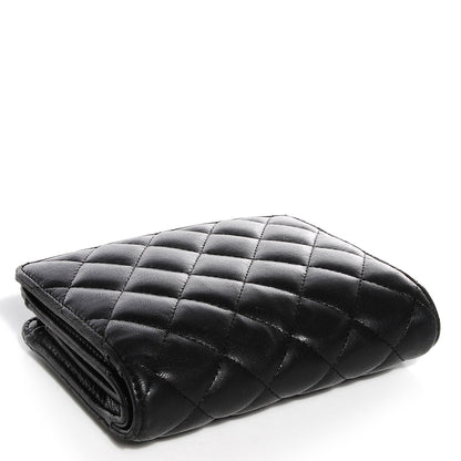 Chanel Lambskin Quilted Compact Wallet 4 of 8