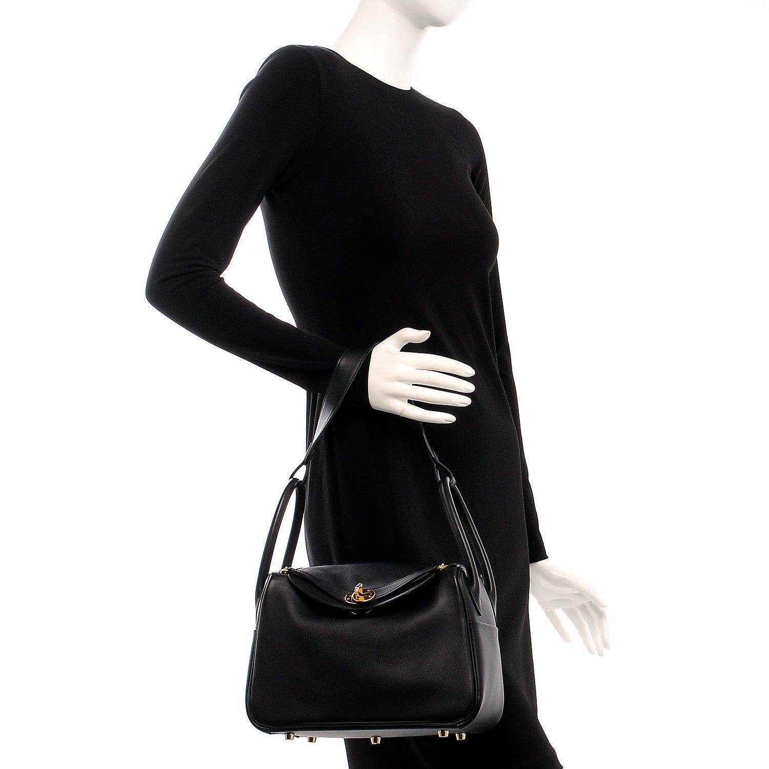 Hermes Swift Lindy 26 Black 2 of 10