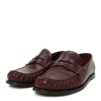 Saint Laurent Vitellino Lux Laurent 05 Mocassins 39.5 Vendome Red 4 of 10
