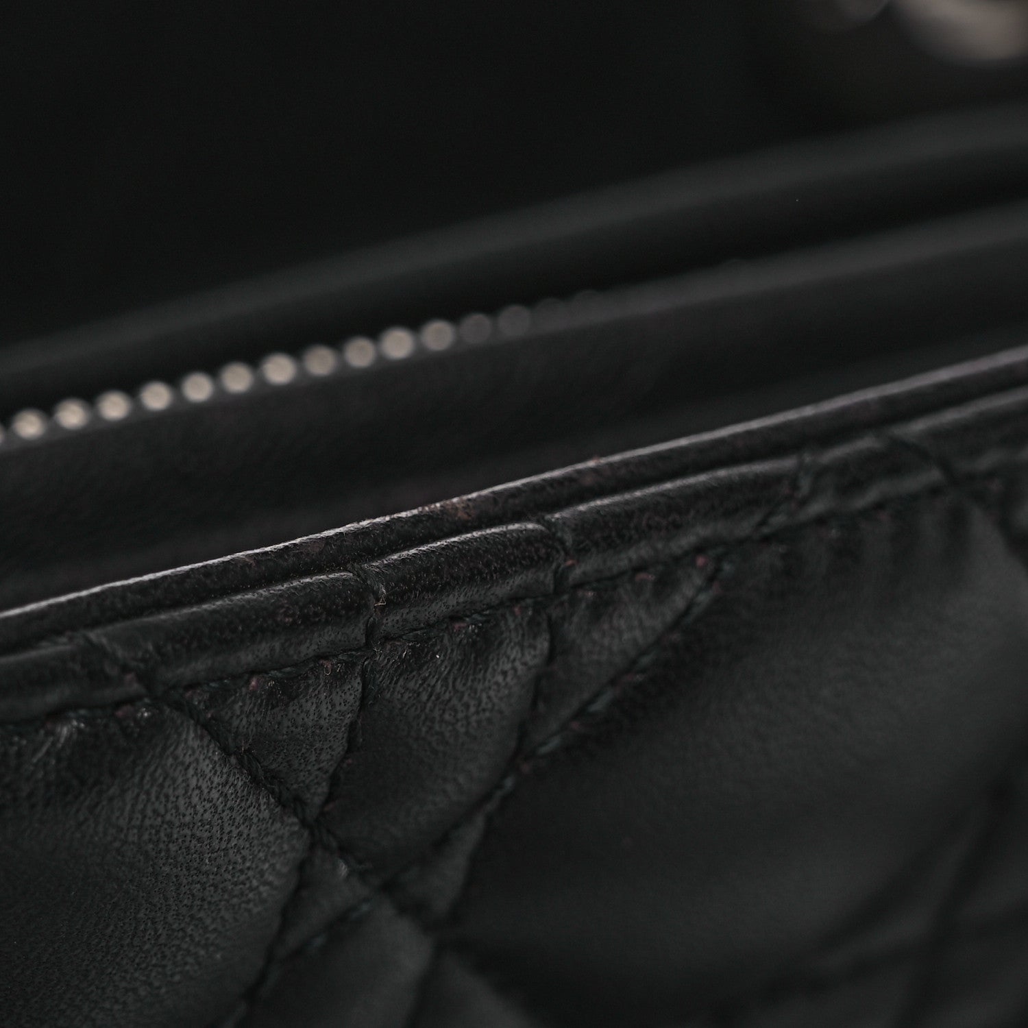 Christian Dior Lambskin Cannage Large Lady Dior Black 13 of 15