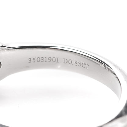 Tiffany Platinum Diamond .83ct Solitaire Engagement Ring 45 3.5 4 of 6