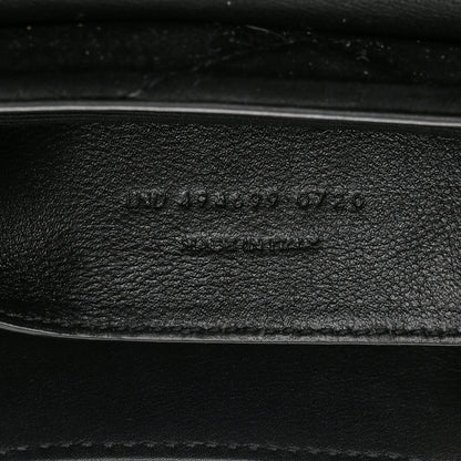 Saint Laurent Suede Calfskin Y Quilted Monogram Small Loulou Chain Satchel Black 7 of 11