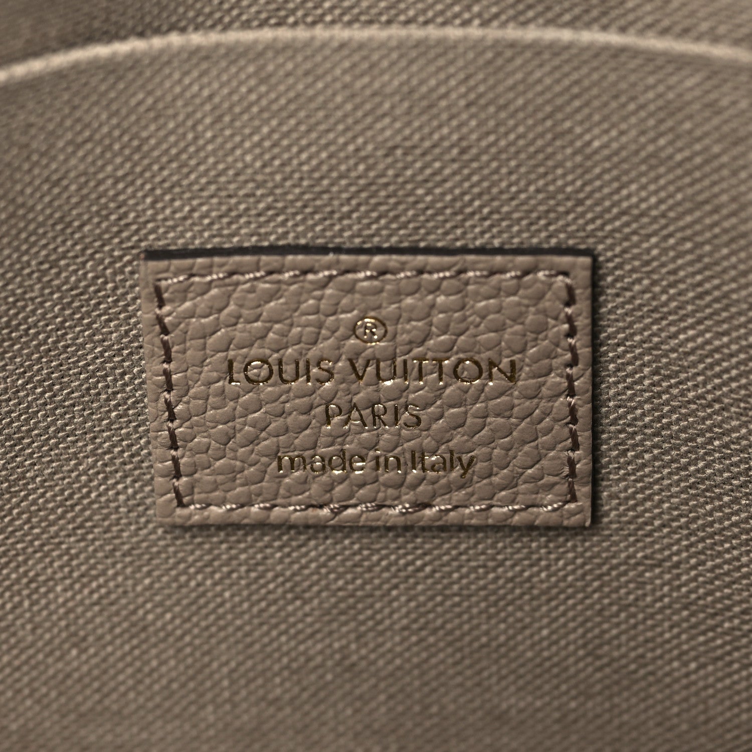 Louis Vuitton Empreinte Monogram Giant Felicie Pochette Tourterelle Creme 7 of 10