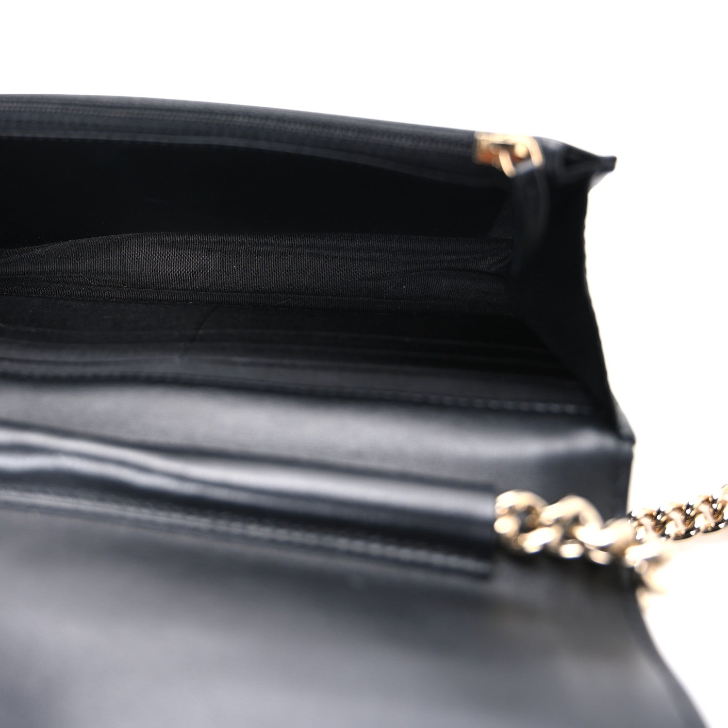 Chanel Caviar Quilted Boy Wallet On Chain WOC Black 5 of 12